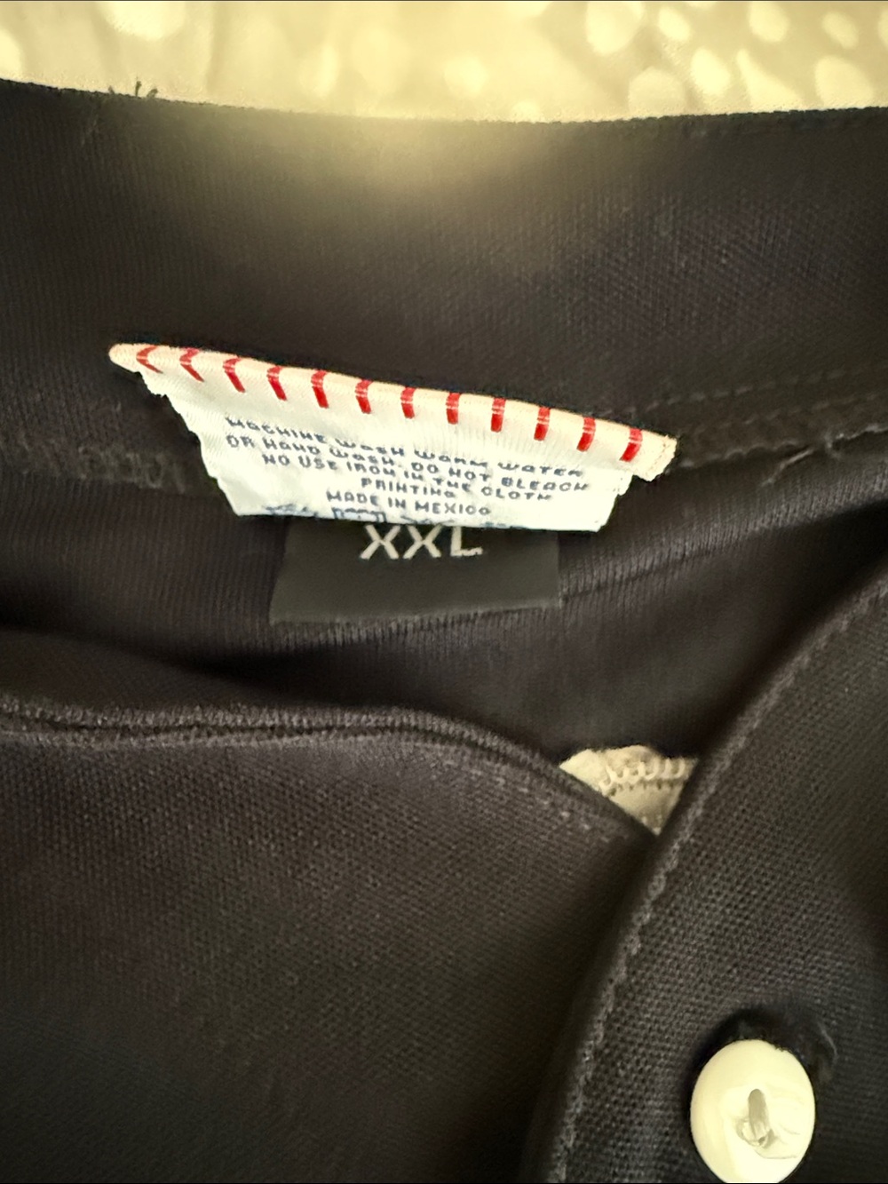 New York Yankees Black Button-Up Jersey - Picture 2 of 4